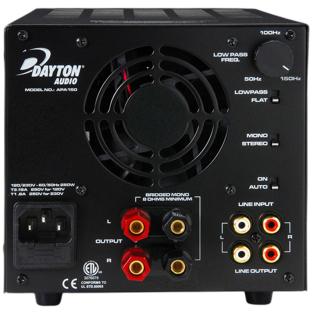 Dayton Audio - 150W Amplifier Class A/B - APA150