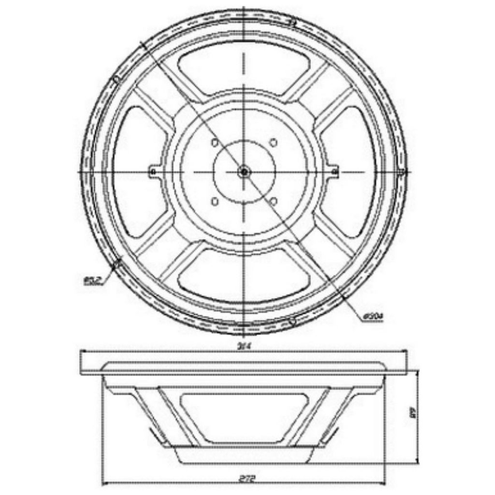 Dayton Audio - 12" Designer Passive Radiator - DS315-PR