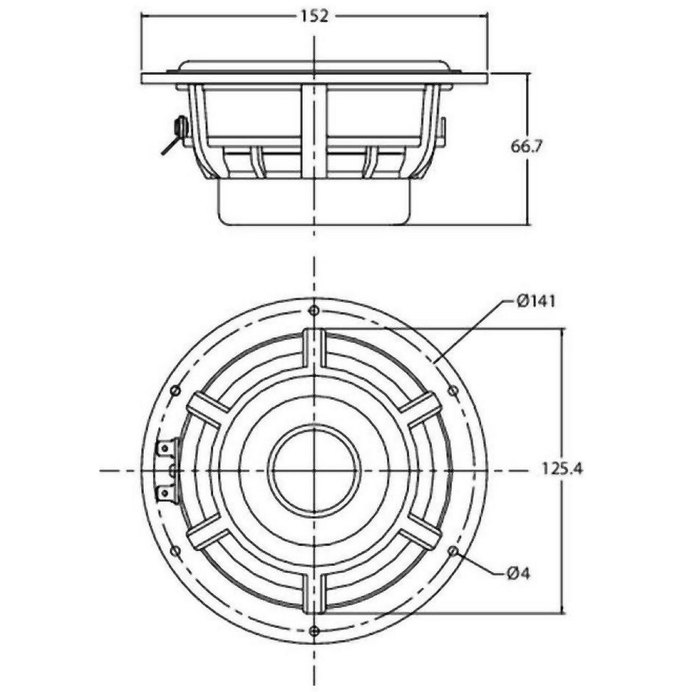 Dayton Audio - 5½" Esoteric Woofer - ES140TIA-8