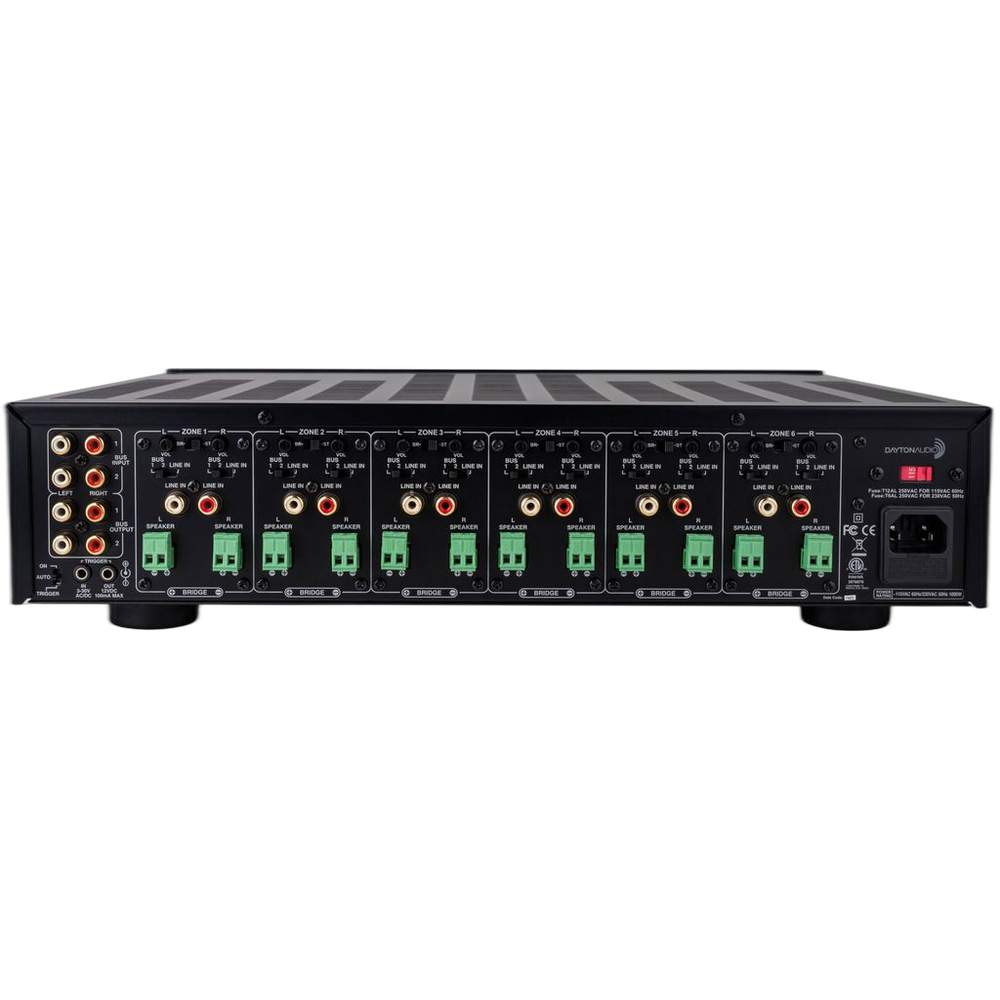 Dayton Audio - 12-Channel Class-D Multi-Zone Amplifier - MA1260