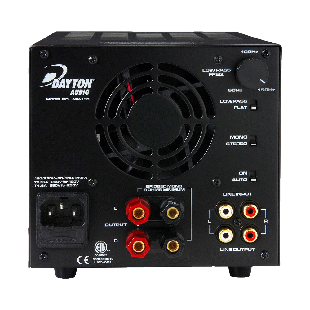 Dayton Audio - 150W Amplifier Class A/B - APA150
