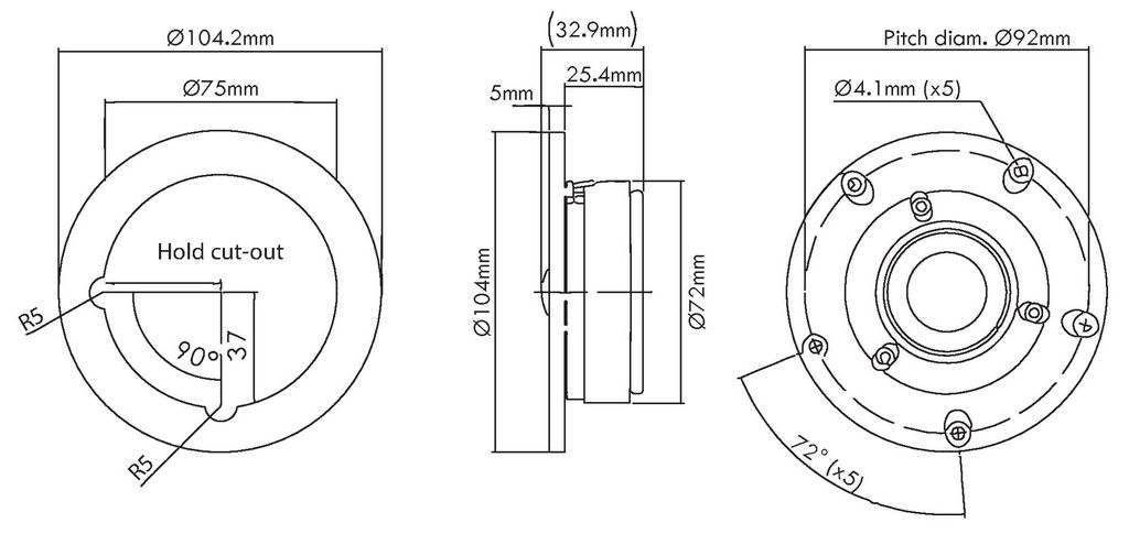 Scan-Speak - 1" Discovery Dome Tweeter - D2604/830000