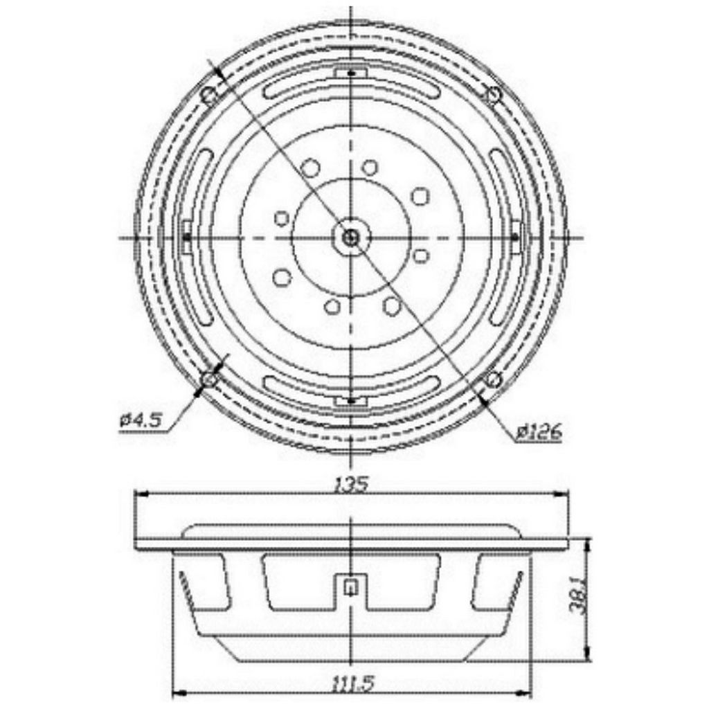 Dayton Audio - 5" Designer Passive Radiator - DS135-PR
