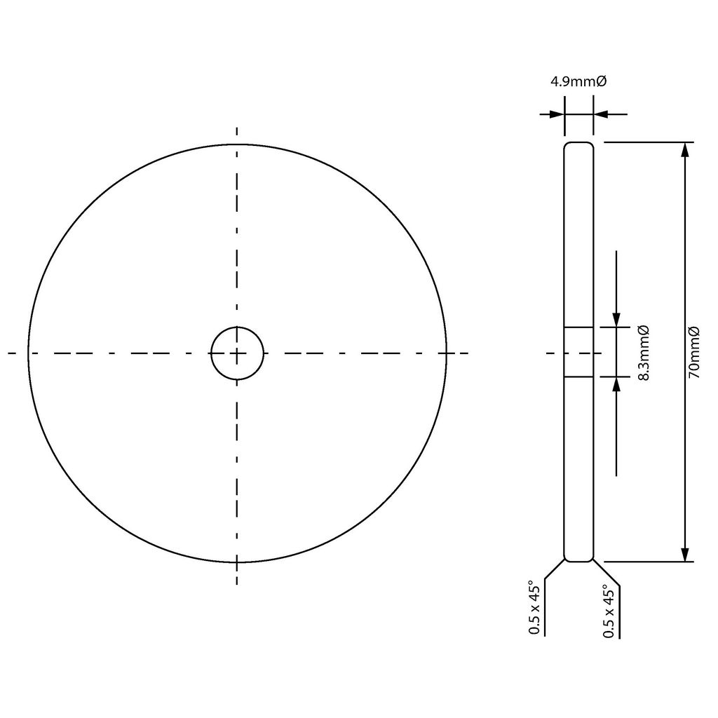 SB Acoustics - 50g Passive Radiator Weight - DW-50