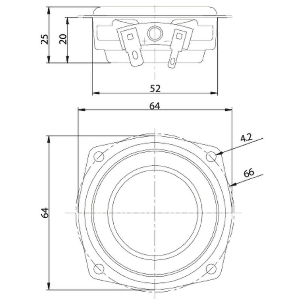Dayton Audio - 2½" Passive Radiator Aluminium - ND65-PR