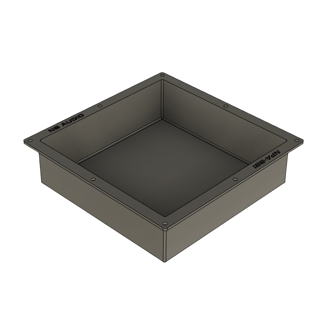 NPA Plate Amplifier Backing Box