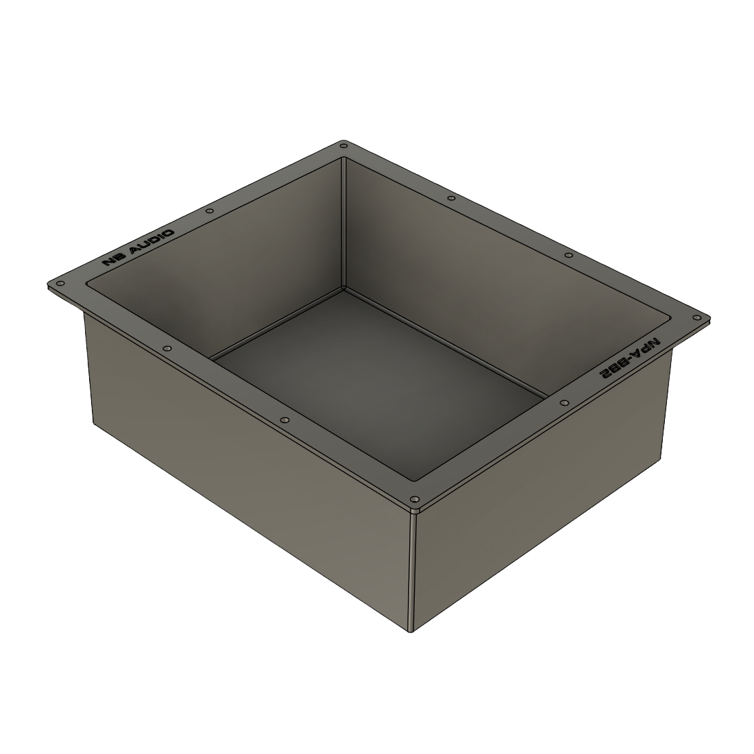 NPA Plate Amplifier Backing Box