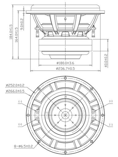 Dayton Audio - 10" Ultimax II Subwoofer - UMII10-22