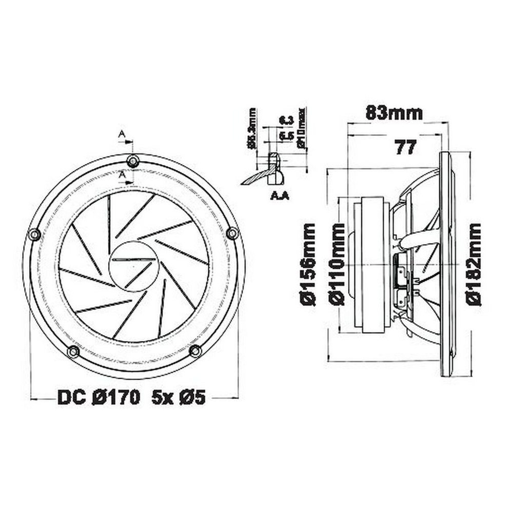 Scan-Speak - 7" Revelator Mid-Woofer - 18W/4531G00