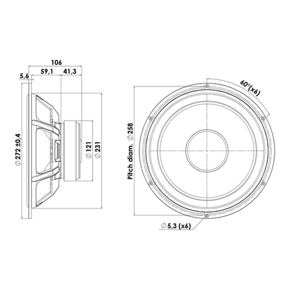 Scan-Speak - 10" Discovery Woofer - 26W/4534G00
