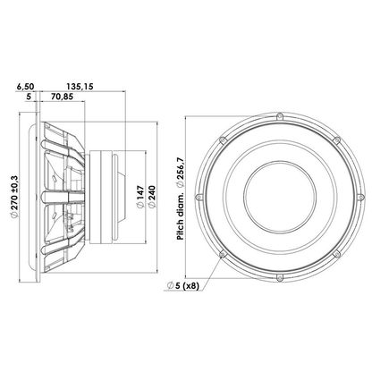 Scan-Speak - 10" Discovery Subwoofer - 26W/4558T00