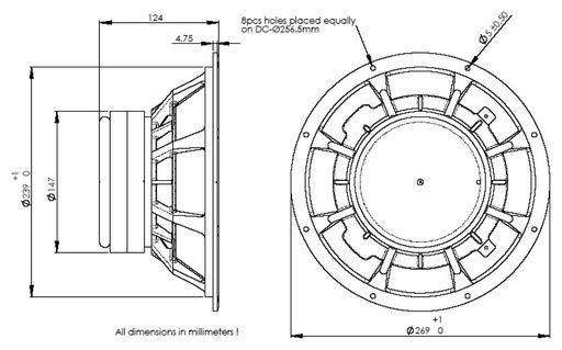 Peerless - 10" XLS Subwoofer - 830452