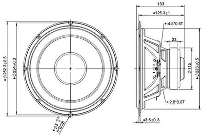 Peerless - 10" SLS Subwoofer - 830668