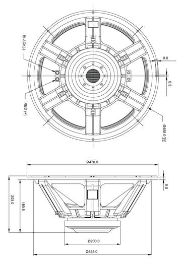 SB Audience - 18" BIANCO Subwoofer - BIANCO-18SW450