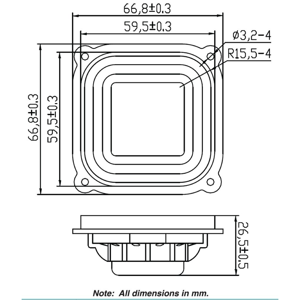 Dayton Audio - 2" Full Range Driver - BMT25-4