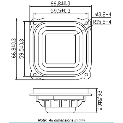 Dayton Audio - 2" Full Range Driver - BMT25-4