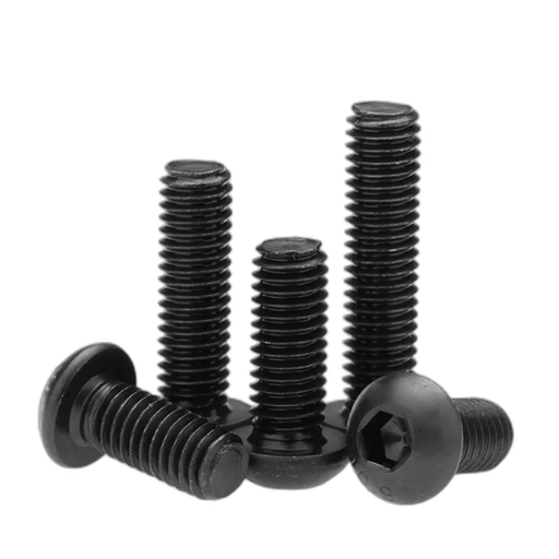 Black Round Head Screws