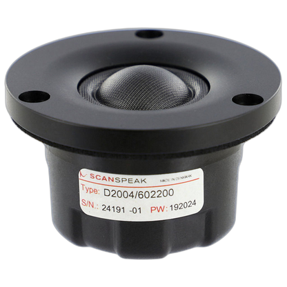 Scan-Speak - ¾" Illuminator Dome Tweeter - D2004/602200