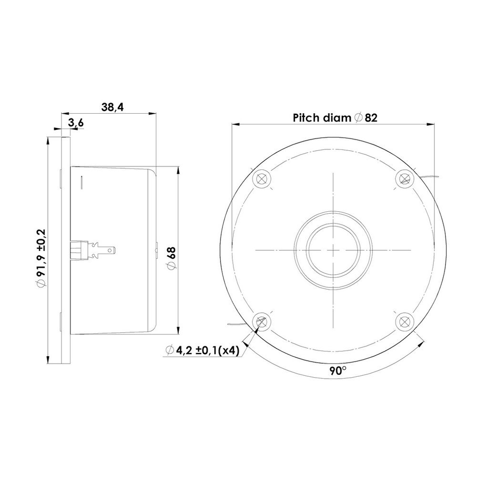 Scan-Speak - 3/4" Classic Dome Tweeter - D2008/852100