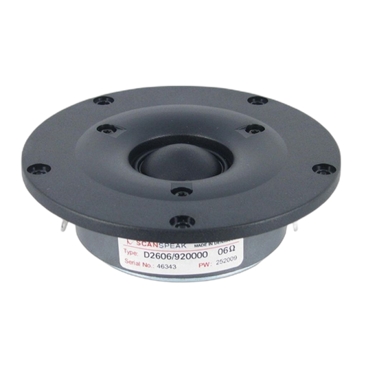Scan-Speak - 1" Discovery Dome Tweeter - D2606/920000