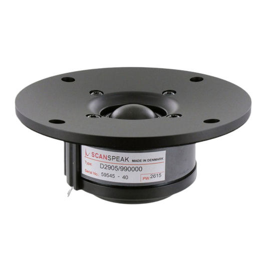Scan-Speak - 1¼" Revelator Dome Tweeter - D2905/990000