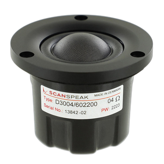 Scan-Speak - 1" Illuminator Dome Tweeter - D3004/602200