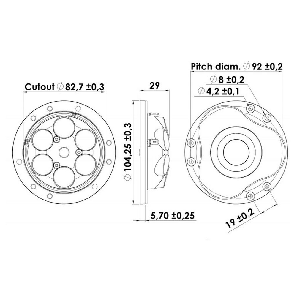 Scan-Speak - 1" Illuminator Dome Tweeter - D3004/662000