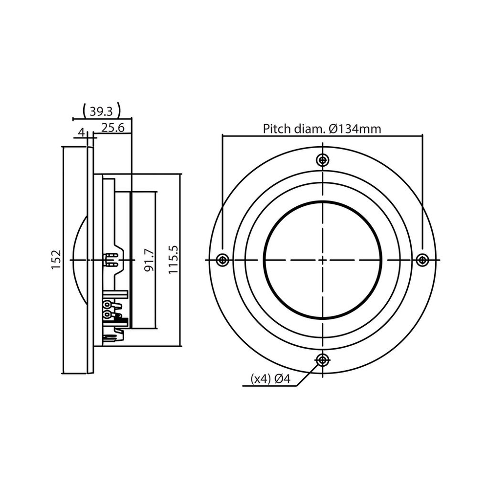 Scan-Speak - 3" Discovery Midrange - D7608/920010