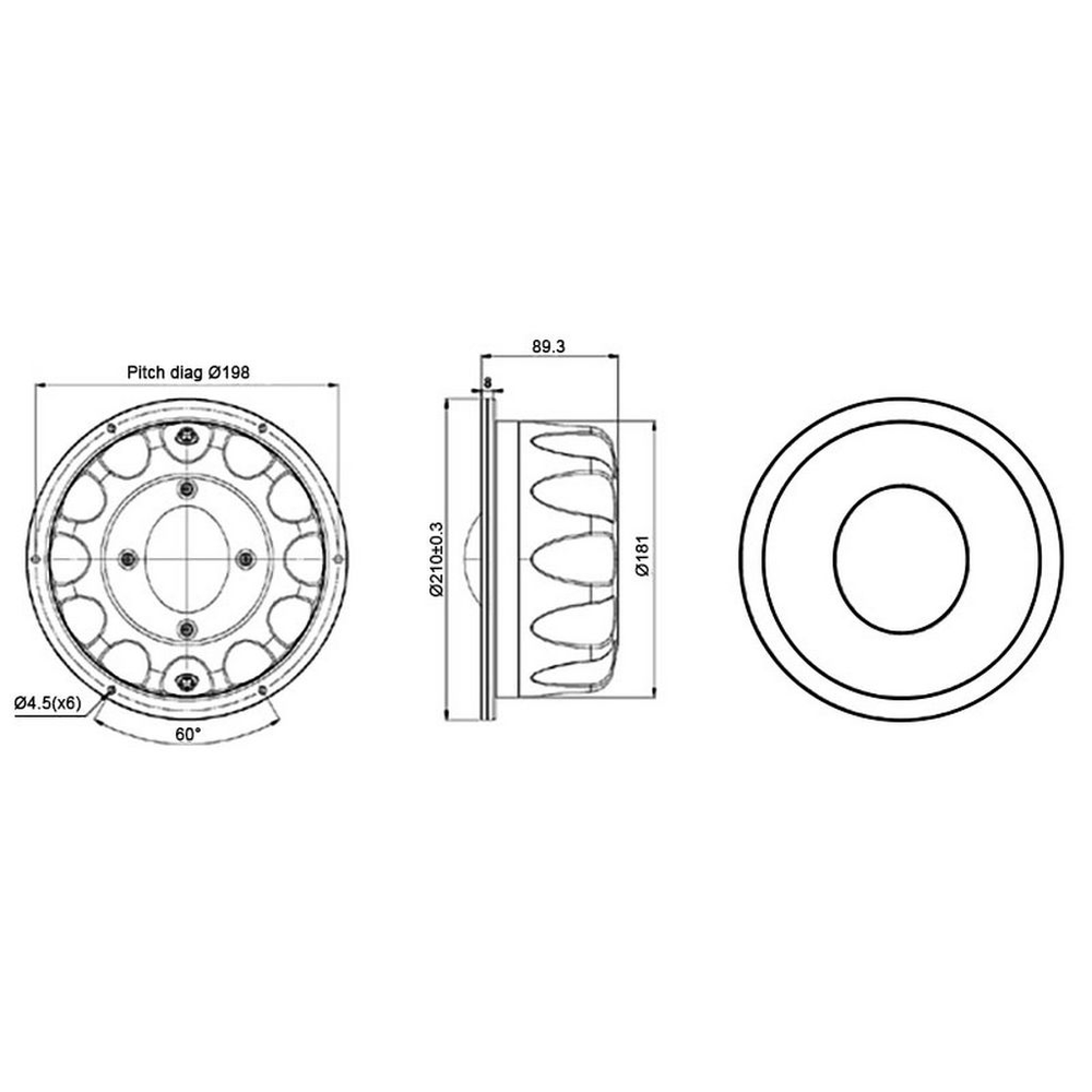 Scan-Speak - 3.3" Ellipticor Dome Midrange - D8404/55200