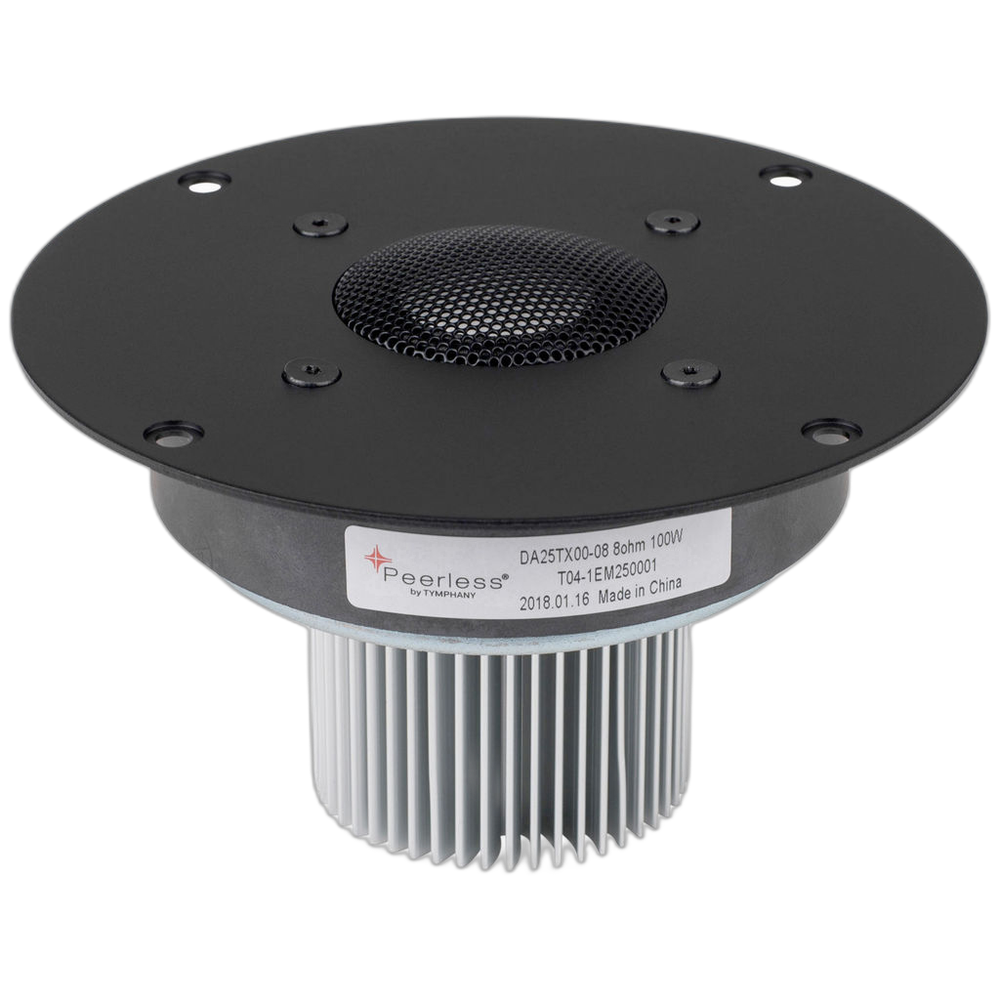 Peerless - 1" Corundum Dome Tweeter - DA25TX00-08