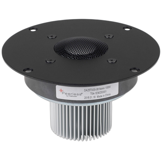 Peerless - 1" Corundum Dome Tweeter - DA25TX00-08