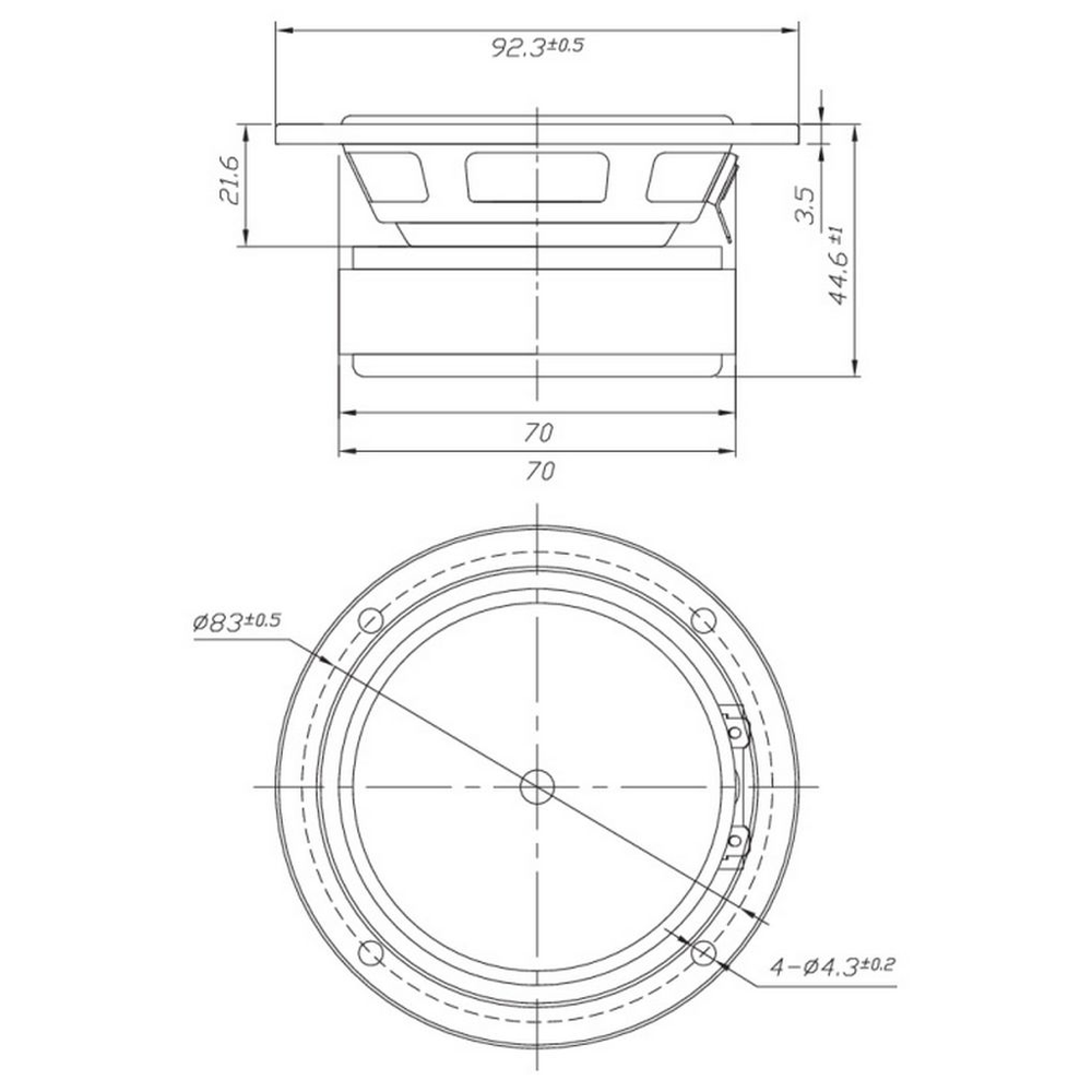 Dayton Audio - 3" Full Range Driver - DS90-8