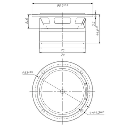 Dayton Audio - 3" Full Range Driver - DS90-8