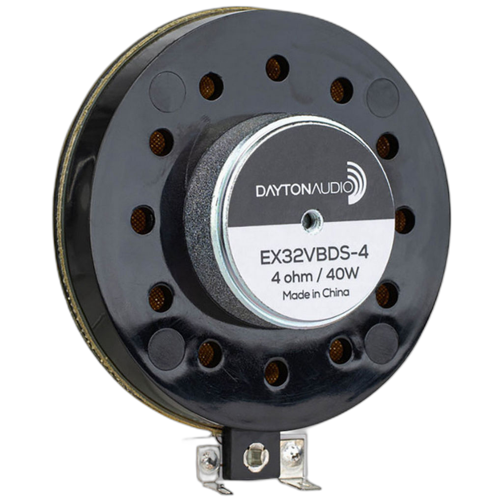 Dayton Audio - 40W 32mm Sound Exciter Mid-Bass - EX32VBDS-4