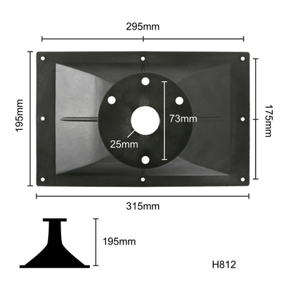 Dayton Audio - 12" Horn Waveguide - H812