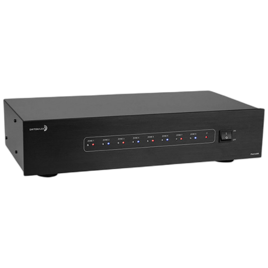 Dayton Audio - 8-Source 8-Zone Matrix Preamplifier - MATRIX88