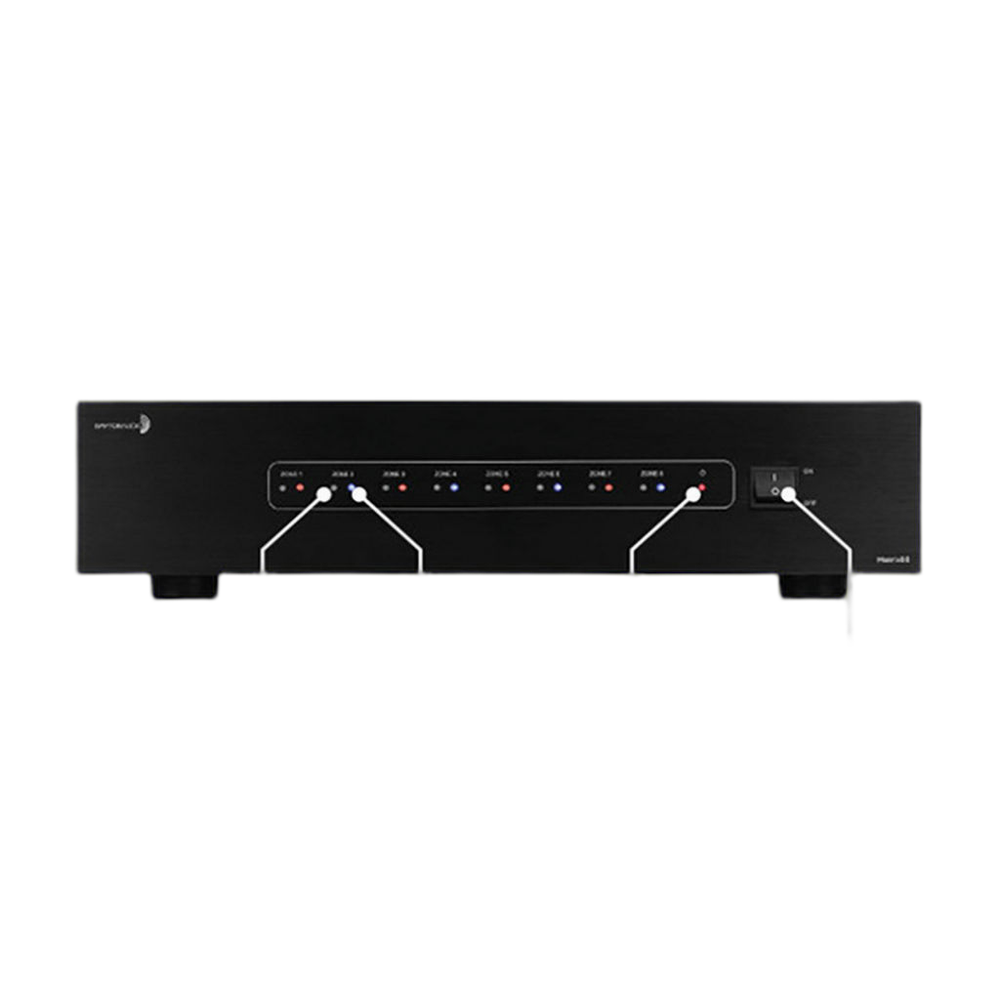 Dayton Audio - 8-Source 8-Zone Matrix Preamplifier - MATRIX88