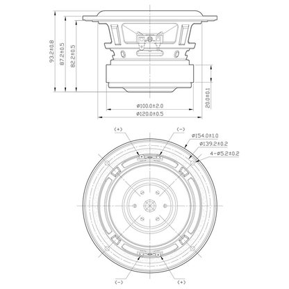 Dayton Audio - 5¼" Max-X Subwoofer DVC - MX5-22