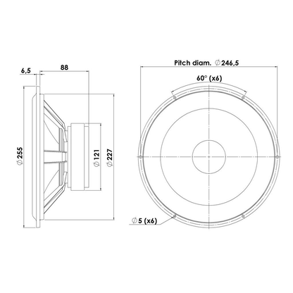 Scan-Speak - 10" Classic Woofer - 25W/8565-00