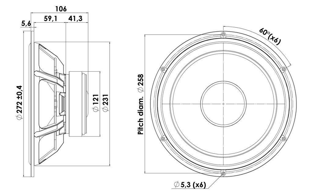 Scan-Speak - 10" Discovery Woofer - 26W/4534G00