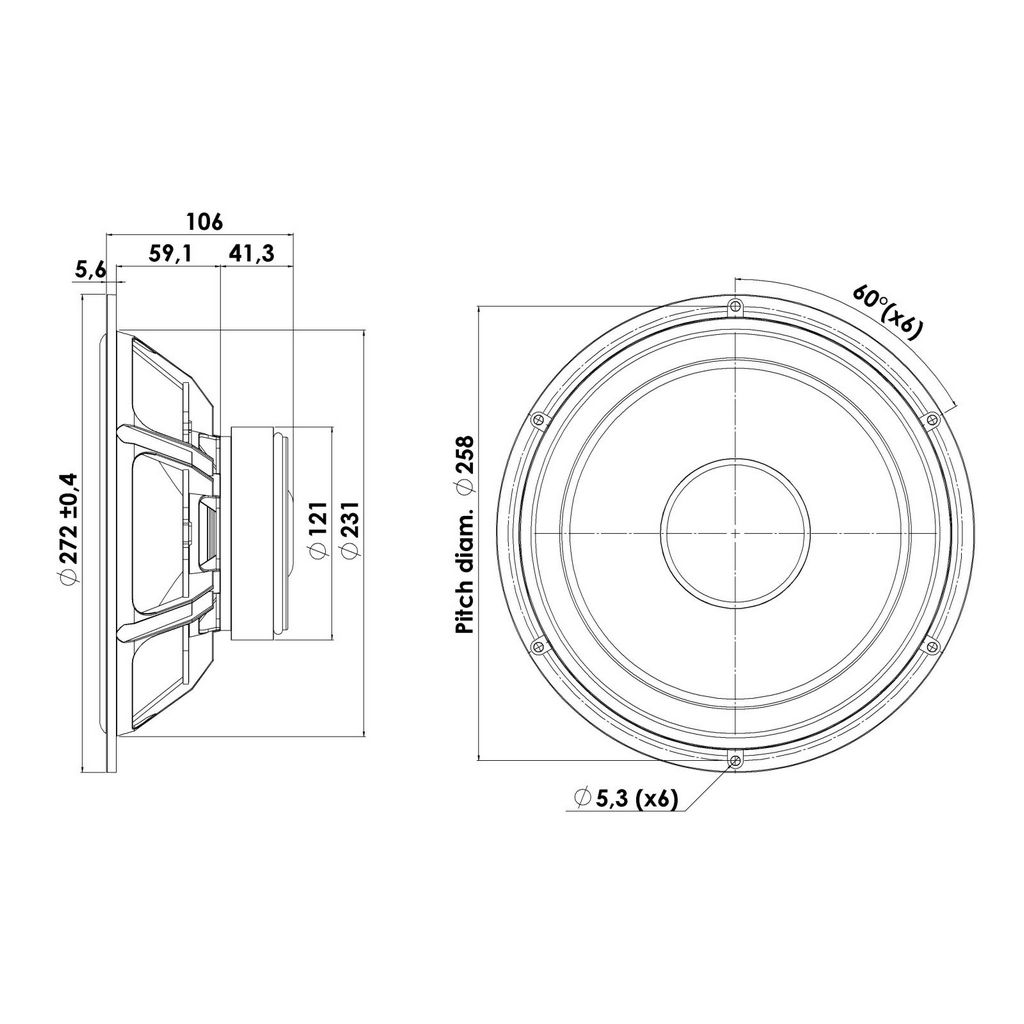 Scan-Speak - 10" Discovery Woofer - 26W/8534G00