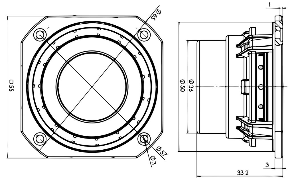 Peerless - 2" Full Range Driver - P830970