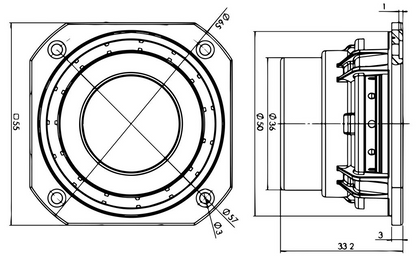 Peerless - 2" Full Range Driver - P830970
