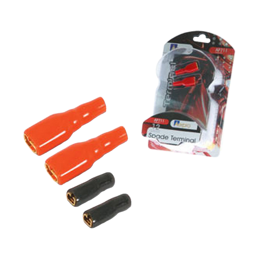 Aerpro - 12AWG Gold Speaker Spade Terminals, 4 Pack - AP711