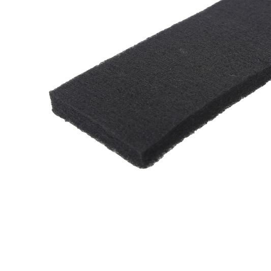 Acoustic Felt Sheet, Black, 600 x 120 x 25mm - AUT120600