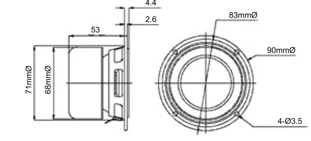 HiVi - 3" Full Range Driver - B3N