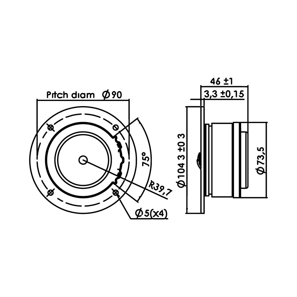 Scan-Speak - 1" Dome Tweeter - D2904/980000