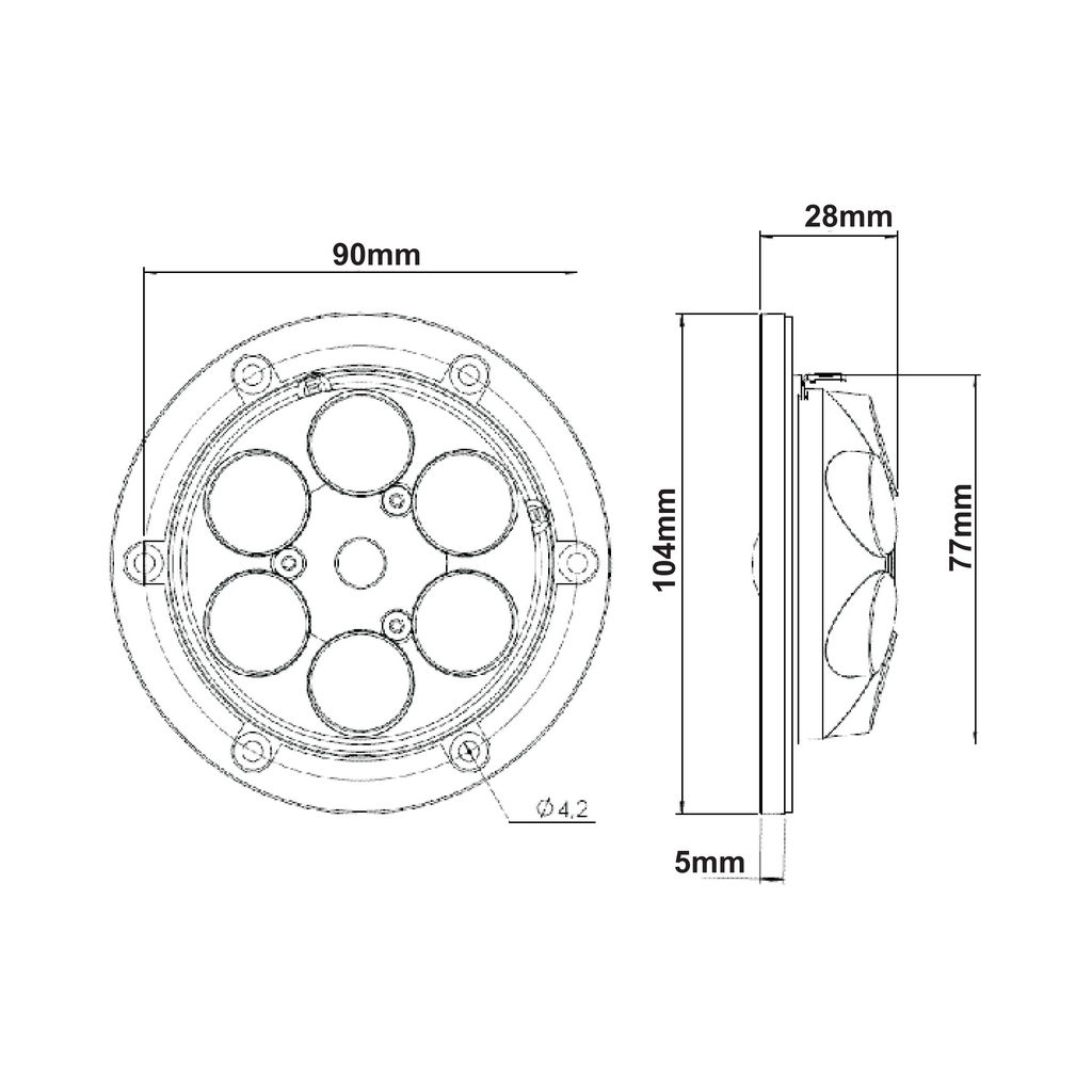 Scan-Speak - 1" Illuminator Dome Tweeter - D3004/660000