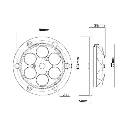 Scan-Speak - 1" Illuminator Dome Tweeter - D3004/660000