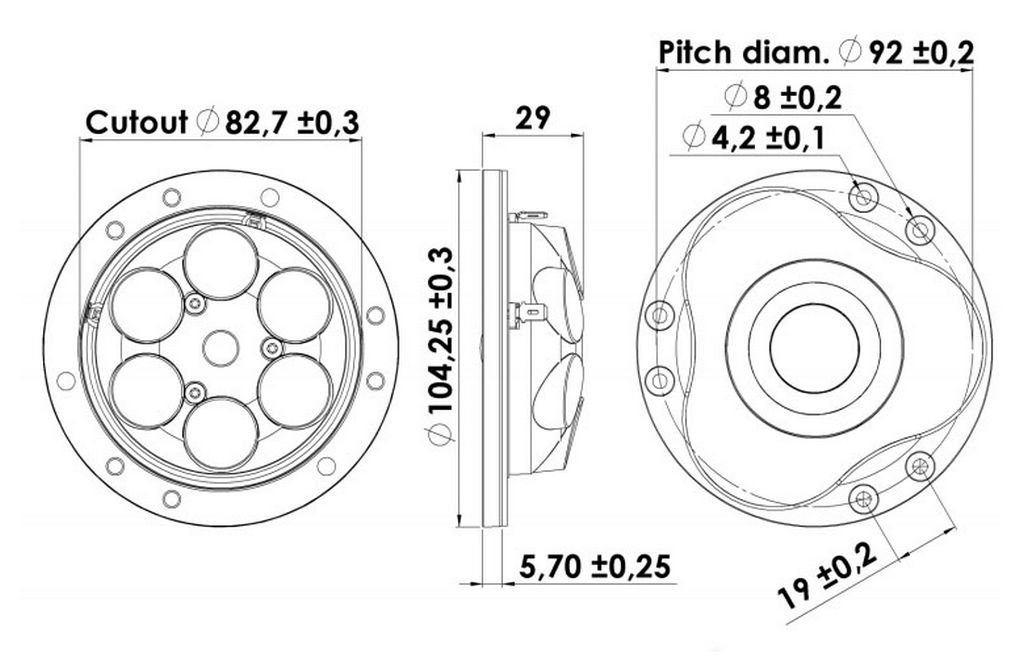 Scan-Speak - 1" Illuminator Dome Tweeter - D3004/662000